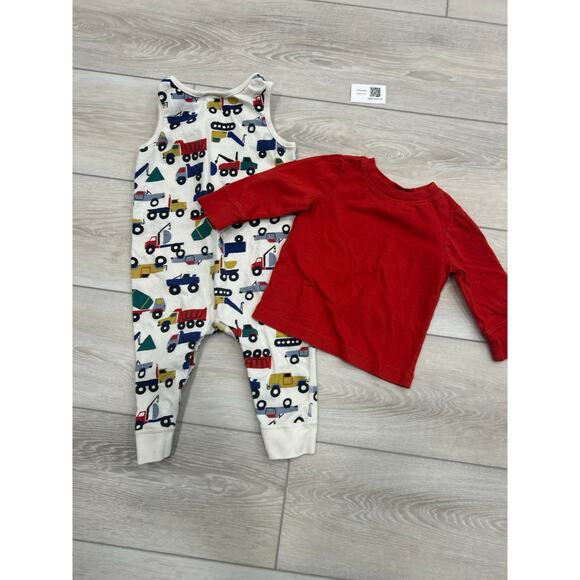 Hanna Andersson Overalls & Long Sleeve Tops Set 18–24M - Picture 5 of 7
